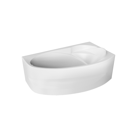 Ванна акриловая 1MarKa JULIANNA MG 01дж1595п 160х90 пристенная асимметричная без каркаса