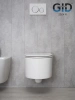 Унитаз подвесной Gid Concavo 62233Y белый с сиденьем микролифт безободковый смыв торнадо