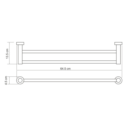 Полотенцедержатель WasserKRAFT 9440 - фото 4