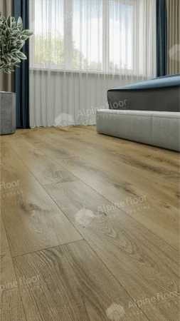 Кварцвиниловая плитка Alpine Floor Liberty Loose Lay ECO 23-3 Дуб Натуральный Отбеленный толщина 0.5 см 43 класс 1227х187