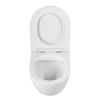Унитаз подвесной BelBagno SFERA-R BB046CHR/SC белый с сиденьем микролифт безободковый каскадный смыв