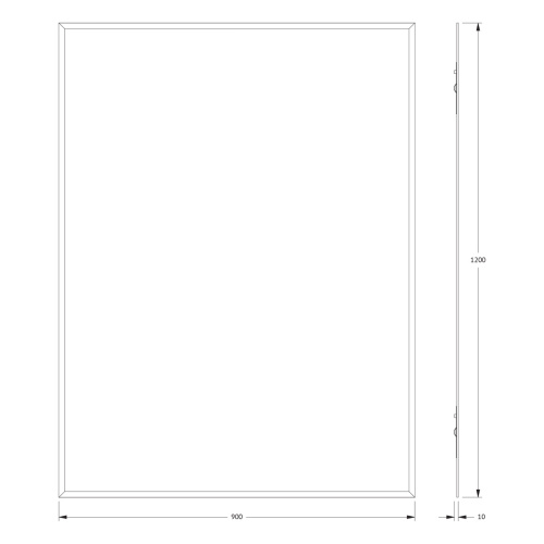 Зеркало в ванную Evoform Comfort BY 0943 90х120 - фото 2