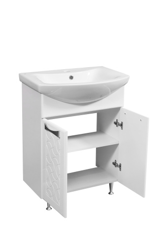 Тумба под раковину Stella Polar Ванда SP-00000201 56х32х82 цвет белый - фото 4