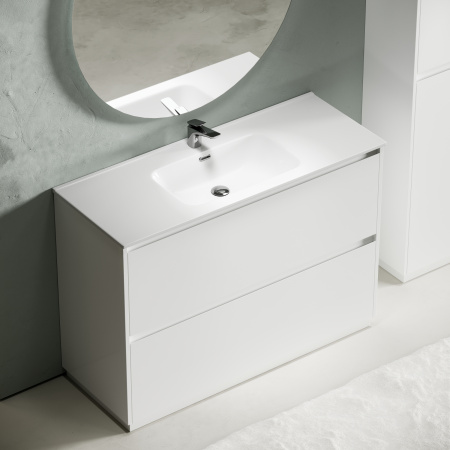 Тумба под раковину Sancos Libra Floor LB120F-1W 119х45х84 напольная цвет белый