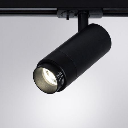 Трековый однофазный светильник Arte Lamp Merak (Мерак) A3540PL-1BK