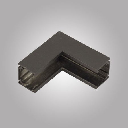 Угловой внутренний коннектор для накладного магнитного шинопровода AM Group MAGNET AM504 BK