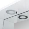 Зеркало-шкаф BelBagno Fly-Marino MARINO-SPC-800/750-1A-BL-P-L 80х80 подвесной цвет белый
