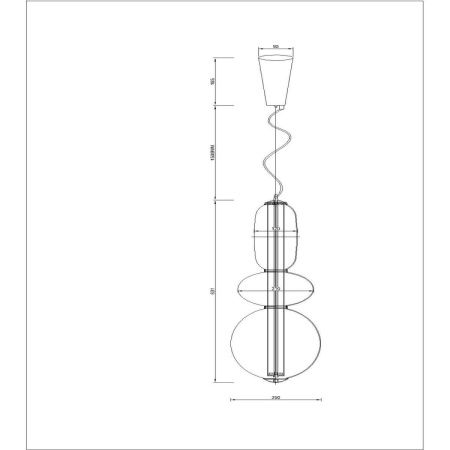Светильник подвесной Favourite Vapor (Вапор) 4254-3P