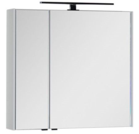 Зеркало-шкаф Aquanet Латина 00179635 80х17х75 подвесной цвет белый