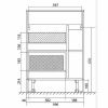 Тумба с раковиной 1MarKa Lido У83298 60х30 напольная цвет белый