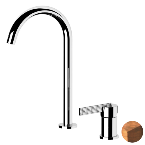 Смеситель Daniel Club ANC655L64 на раковину медь