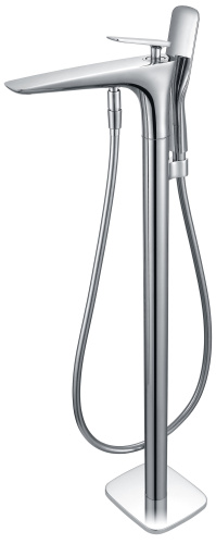 Смеситель для ванны AltroBagno Aperto AltroBagnoAperto020201Cr напольный хром - фото 2