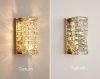 Светильник настенный Delight Collection Glissando (Глиссандо) 6005W/S gold/clear