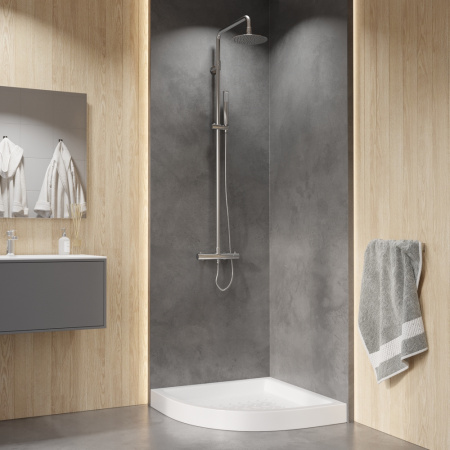 Душевой поддон RGW CER 19170499-01 90х90 керамика белый