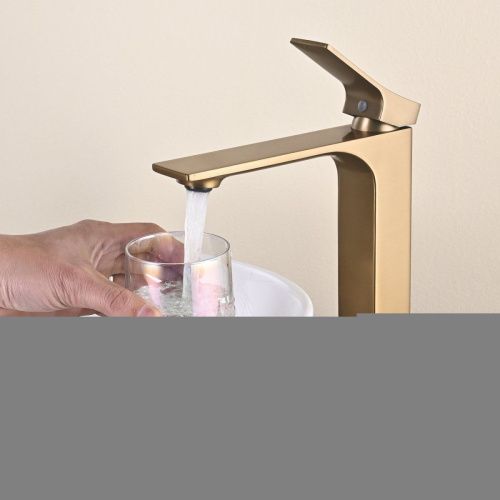 Смеситель для раковины Shevanik S6111G на столешницу золото - фото 5