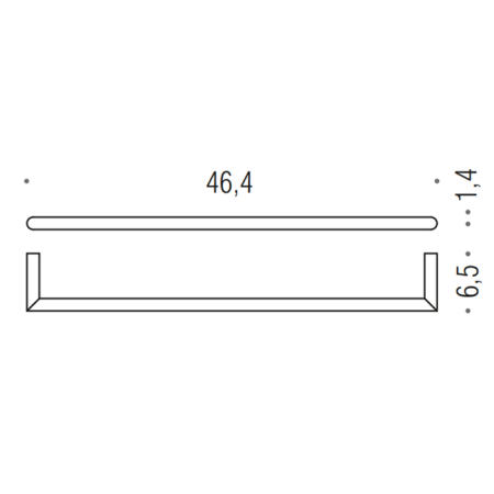 Полотенцедержатель Colombo Mini B4010.NM