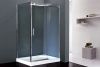 Душевой уголок Royal Bath RB8012B RB8012B-R 120х80 стекло прозрачное профиль хром без поддона