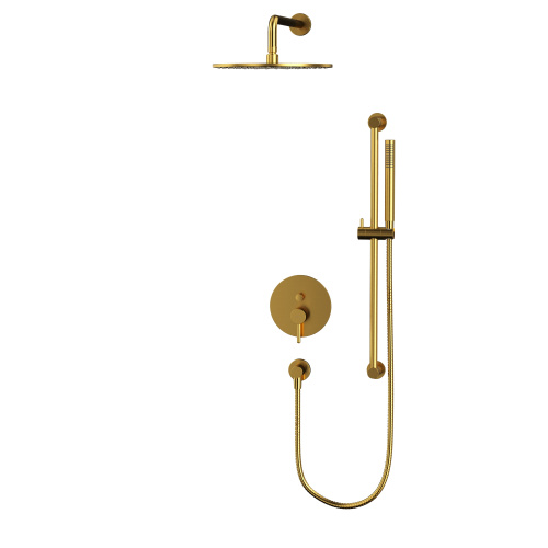 Душевая система Whitecross Y brushed gold YSET05GLB встраиваемая - фото 2