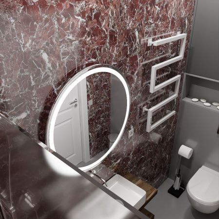 Полотенцесушитель Altasan ШалимарПроф ШалимарПроф8050БМ подвесной 51х83 электрический белый матовый