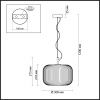 Светильник подвесной Odeon Light ROOFI (РООФИ) 4754/1