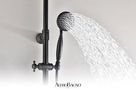 Душевая стойка AltroBagno Beatrice AltroBagnoBeatrice030407BrNe настенная цвет бронза