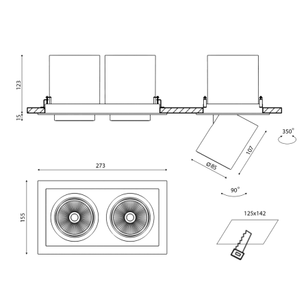 Спот Designled SPL 00-00003440
