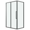 Душевой уголок Grossman Cosmo 120.K33.02.1490.21.00 140х90 стекло прозрачное профиль черный без поддона