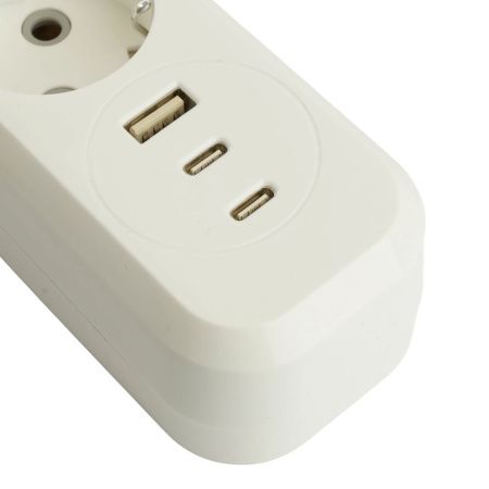 Удлинитель 4-местный с/з с выключателем HM071-41-03 Stekker Home (Хоме) 50140