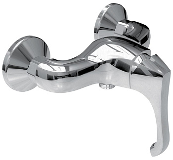 Смеситель для душа Emmevi Ares 76002/CRS настенный брашированный хром