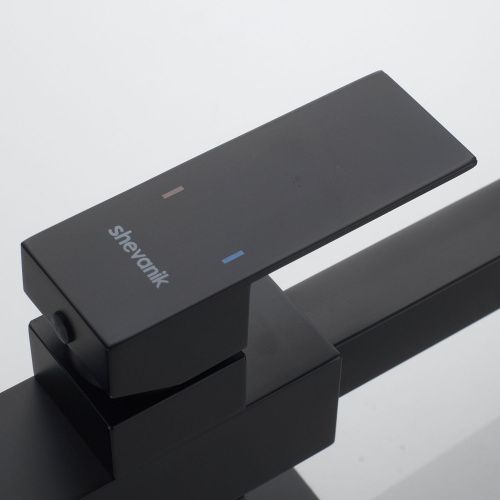 Смеситель для кухни Shevanik S148H на мойку черный - фото 5