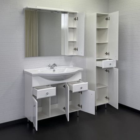 Тумба с раковиной Comforty Сочи 00004134582CF 100х50 напольная цвет белый