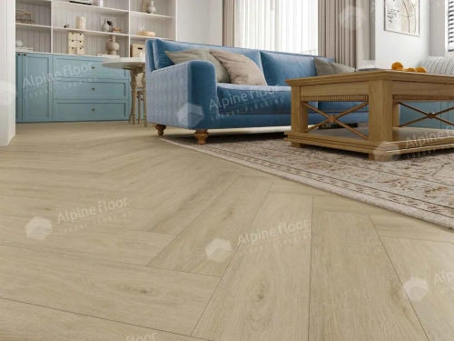 Кварцвиниловая плитка Alpine Floor Parquet LVT ECO-16-25 Дуб Денеб толщина 0.25 см 43 класс 590х118 - фото 3