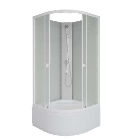 Душевая кабина Niagara Promo P80/40/MT/BK 80х80 четверть круга без крыши ориентация универсальная