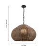 Светильник подвесной Favourite Wicker (Вицкер) 4884-1P