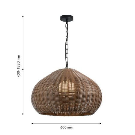 Светильник подвесной Favourite Wicker (Вицкер) 4884-1P