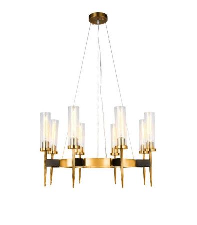 Люстра подвесная Delight Collection Alouette (Алоуетте) KM0936P-8 brass