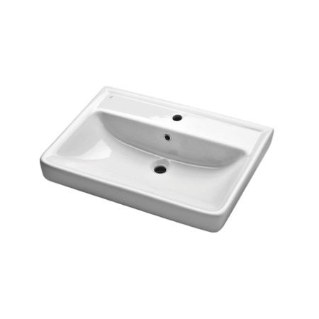 Раковина керамическая Dreja Q 195476 60х50 подвесная цвет белый 1 отверстие под смеситель