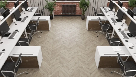 SPC ламинат Alpine Floor Chervon Alpine ECO 18-11 MC Карите Chevron толщина 0.5 см 43 класс 600х127