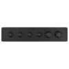 Смеситель для душа Gessi Hi-Fi Eclectic 65226#299 встраиваемый в стену черный с термостатом