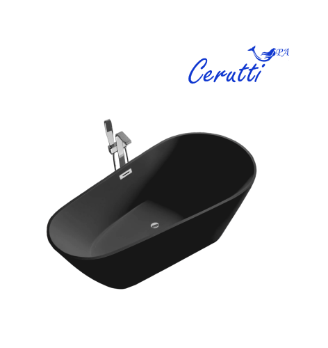Ванна акриловая Cerutti SPA CT10505 170х80 отдельностоящая овальная - фото 2