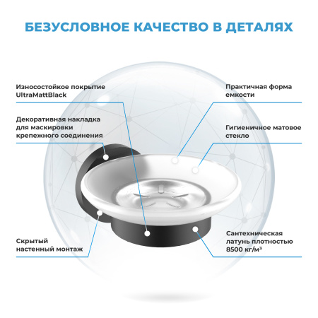 Мыльница Wellsee Finishing Touch 182502000