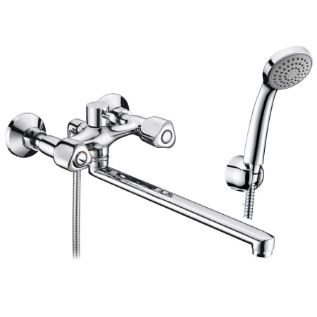 Смеситель для ванны WasserKRAFT Amper 2900 2902L настенный хром