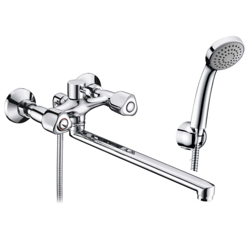 Смеситель для ванны WasserKRAFT Amper 2900 2902L настенный хром - фото 5