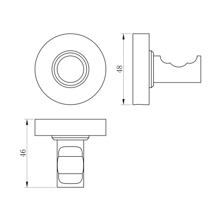 Крючок Wellsee Finishing Touch 182520000