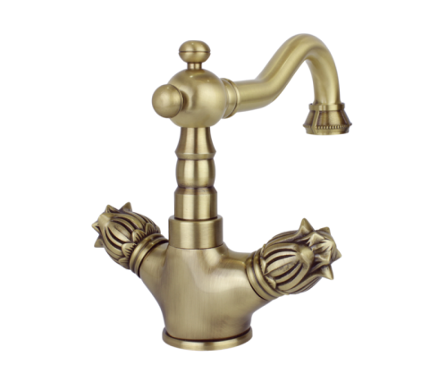 Смеситель Bronze de Luxe FLORENCE 21318 на раковину бронза - фото 4