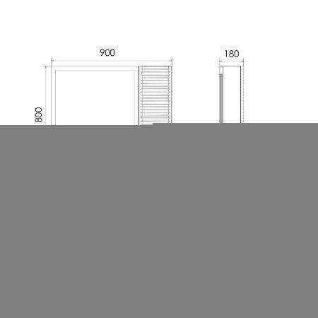 Тумба с раковиной Comforty Танжер 00-00019566CF 90х50 подвесная цвет белый