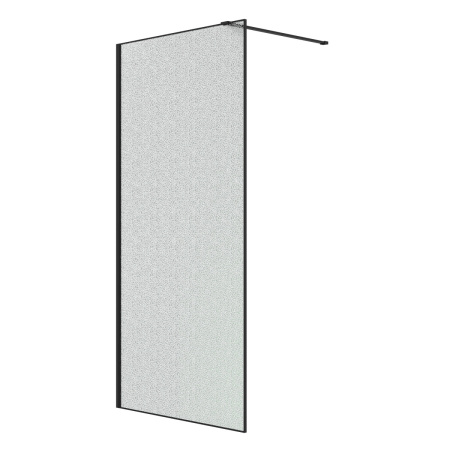 Душевая перегородка Niagara Nova NG-781-90BLACK 90х200 стекло матовое профиль черный матовый