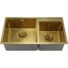 Кухонная мойка Melana ProfLine S8045HG золото 80х45 цвет хром поверхность полированная