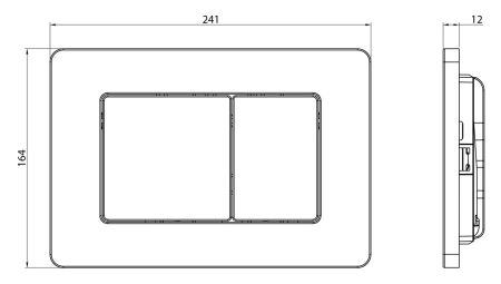 Сет унитаз + инсталляция + кнопка 111.300.00.5+FP.310.BG.05+AM25010 Nero