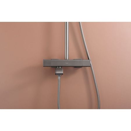 Душевая стойка Raglo R22 R22.26.09 настенная цвет серый с термостатом